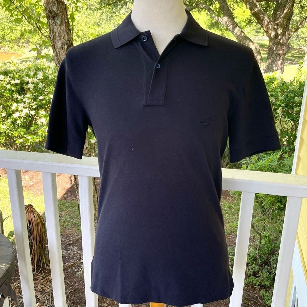Faconnable No. 3 Pique Polo Shirt. Navy Blue. Men’s Small/Women’s Medium.